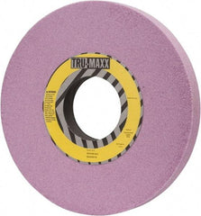 Tru-Maxx - 10" Diam x 3" Hole x 1" Thick, H Hardness, 60 Grit Surface Grinding Wheel - Aluminum Oxide, Type 1, Medium Grade, 3,250 Max RPM, Vitrified Bond, No Recess - Exact Tool & Supply