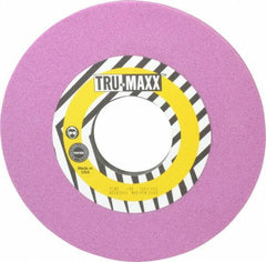 Tru-Maxx - 10" Diam x 3" Hole x 1/2" Thick, H Hardness, 46 Grit Surface Grinding Wheel - Aluminum Oxide, Type 1, Coarse Grade, 3,250 Max RPM, Vitrified Bond, No Recess - Exact Tool & Supply
