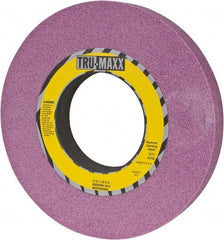 Tru-Maxx - 12" Diam x 5" Hole x 1-1/2" Thick, H Hardness, 46 Grit Surface Grinding Wheel - Aluminum Oxide, Type 1, Coarse Grade, 2,070 Max RPM, Vitrified Bond, No Recess - Exact Tool & Supply