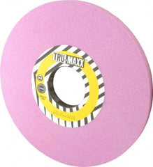 Tru-Maxx - 12" Diam x 3" Hole x 3/4" Thick, J Hardness, 46 Grit Surface Grinding Wheel - Aluminum Oxide, Type 1, Coarse Grade, 2,069 Max RPM, Vitrified Bond, No Recess - Exact Tool & Supply
