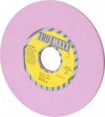 Tru-Maxx - 6" Diam x 1-1/4" Hole x 1/4" Thick, K Hardness, 80 Grit Surface Grinding Wheel - Aluminum Oxide, Type 1, Medium Grade, 5,410 Max RPM, Vitrified Bond, No Recess - Exact Tool & Supply