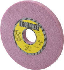 Tru-Maxx - 6" Diam x 1-1/4" Hole x 1/2" Thick, K Hardness, 46 Grit Surface Grinding Wheel - Aluminum Oxide, Type 1, Coarse Grade, 5,410 Max RPM, Vitrified Bond, No Recess - Exact Tool & Supply