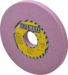 Tru-Maxx - 6" Diam x 1-1/4" Hole x 1/2" Thick, K Hardness, 60 Grit Surface Grinding Wheel - Aluminum Oxide, Type 1, Medium Grade, 5,410 Max RPM, Vitrified Bond, No Recess - Exact Tool & Supply