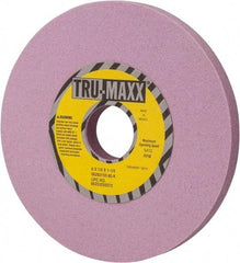 Tru-Maxx - 6" Diam x 1-1/4" Hole x 1/2" Thick, K Hardness, 80 Grit Surface Grinding Wheel - Aluminum Oxide, Type 1, Medium Grade, 5,410 Max RPM, Vitrified Bond, No Recess - Exact Tool & Supply