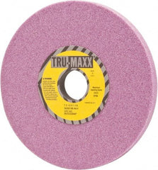 Tru-Maxx - 7" Diam x 1-1/4" Hole x 1/2" Thick, H Hardness, 46 Grit Surface Grinding Wheel - Aluminum Oxide, Type 1, Coarse Grade, 3,600 Max RPM, Vitrified Bond, No Recess - Exact Tool & Supply