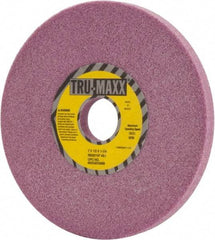 Tru-Maxx - 7" Diam x 1-1/4" Hole x 1/2" Thick, I Hardness, 46 Grit Surface Grinding Wheel - Aluminum Oxide, Type 1, Coarse Grade, 3,600 Max RPM, Vitrified Bond, No Recess - Exact Tool & Supply