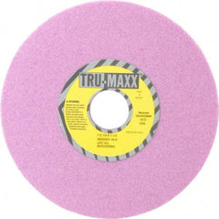 Tru-Maxx - 7" Diam x 1-1/4" Hole x 1/4" Thick, K Hardness, 46 Grit Surface Grinding Wheel - Aluminum Oxide, Type 1, Coarse Grade, 3,600 Max RPM, Vitrified Bond, No Recess - Exact Tool & Supply