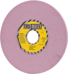Tru-Maxx - 7" Diam x 1-1/4" Hole x 1/4" Thick, K Hardness, 80 Grit Surface Grinding Wheel - Aluminum Oxide, Type 1, Medium Grade, 3,600 Max RPM, Vitrified Bond, No Recess - Exact Tool & Supply