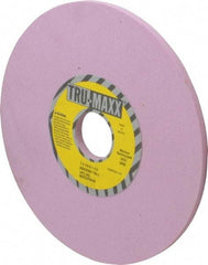Tru-Maxx - 7" Diam x 1-1/4" Hole x 1/4" Thick, J Hardness, 100 Grit Surface Grinding Wheel - Aluminum Oxide, Type 1, Fine Grade, 3,600 Max RPM, Vitrified Bond, No Recess - Exact Tool & Supply