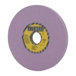 Tru-Maxx - 7" Diam x 1-1/4" Hole x 1/2" Thick, H Hardness, 100 Grit Surface Grinding Wheel - Aluminum Oxide, Type 1, Fine Grade, 3,600 Max RPM, Vitrified Bond, No Recess - Exact Tool & Supply