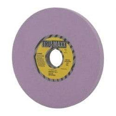 Tru-Maxx - 7" Diam x 1-1/4" Hole x 1/2" Thick, H Hardness, 100 Grit Surface Grinding Wheel - Aluminum Oxide, Type 1, Fine Grade, 3,600 Max RPM, Vitrified Bond, No Recess - Exact Tool & Supply