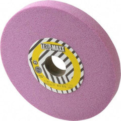 Tru-Maxx - 7" Diam x 1-1/4" Hole x 3/4" Thick, K Hardness, 46 Grit Surface Grinding Wheel - Aluminum Oxide, Type 1, Coarse Grade, 3,600 Max RPM, Vitrified Bond, No Recess - Exact Tool & Supply
