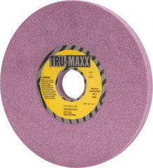 Tru-Maxx - 7" Diam x 1-1/4" Hole x 1/2" Thick, H Hardness, 60 Grit Surface Grinding Wheel - Aluminum Oxide, Type 1, Medium Grade, 3,600 Max RPM, Vitrified Bond, No Recess - Exact Tool & Supply