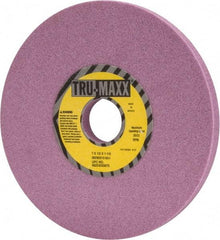 Tru-Maxx - 7" Diam x 1-1/4" Hole x 1/2" Thick, I Hardness, 60 Grit Surface Grinding Wheel - Aluminum Oxide, Type 1, Medium Grade, 3,600 Max RPM, Vitrified Bond, No Recess - Exact Tool & Supply