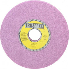 Tru-Maxx - 7" Diam x 1-1/4" Hole x 3/4" Thick, I Hardness, 46 Grit Surface Grinding Wheel - Aluminum Oxide, Type 1, Coarse Grade, 3,600 Max RPM, Vitrified Bond, No Recess - Exact Tool & Supply