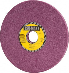 Tru-Maxx - 8" Diam x 1-1/4" Hole x 1/2" Thick, J Hardness, 46 Grit Surface Grinding Wheel - Aluminum Oxide, Type 1, Coarse Grade, 3,600 Max RPM, Vitrified Bond, No Recess - Exact Tool & Supply