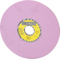 Tru-Maxx - 8" Diam x 1-1/4" Hole x 1/4" Thick, K Hardness, 80 Grit Surface Grinding Wheel - Aluminum Oxide, Type 1, Medium Grade, 3,600 Max RPM, Vitrified Bond, No Recess - Exact Tool & Supply
