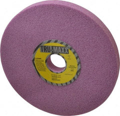 Tru-Maxx - 8" Diam x 1-1/4" Hole x 3/4" Thick, H Hardness, 46 Grit Surface Grinding Wheel - Aluminum Oxide, Type 1, Coarse Grade, 3,105 Max RPM, Vitrified Bond, No Recess - Exact Tool & Supply