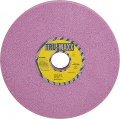 Tru-Maxx - 8" Diam x 1-1/4" Hole x 1" Thick, I Hardness, 46 Grit Surface Grinding Wheel - Aluminum Oxide, Type 1, Coarse Grade, 3,105 Max RPM, Vitrified Bond, No Recess - Exact Tool & Supply