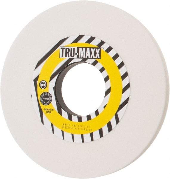 Tru-Maxx - 10" Diam x 3" Hole x 3/4" Thick, H Hardness, 46 Grit Surface Grinding Wheel - Aluminum Oxide, Type 1, Coarse Grade, 2,483 Max RPM, Vitrified Bond, No Recess - Exact Tool & Supply