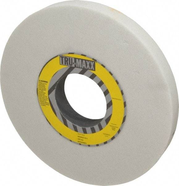 Tru-Maxx - 10" Diam x 3" Hole x 1" Thick, H Hardness, 46 Grit Surface Grinding Wheel - Aluminum Oxide, Type 1, Coarse Grade, 2,480 Max RPM, Vitrified Bond, No Recess - Exact Tool & Supply