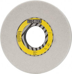Tru-Maxx - 10" Diam x 3" Hole x 1" Thick, J Hardness, 46 Grit Surface Grinding Wheel - Aluminum Oxide, Type 1, Coarse Grade, 3,250 Max RPM, Vitrified Bond, No Recess - Exact Tool & Supply