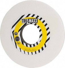 Tru-Maxx - 10" Diam x 3" Hole x 3/4" Thick, K Hardness, 46 Grit Surface Grinding Wheel - Aluminum Oxide, Type 1, Coarse Grade, 2,483 Max RPM, Vitrified Bond, No Recess - Exact Tool & Supply