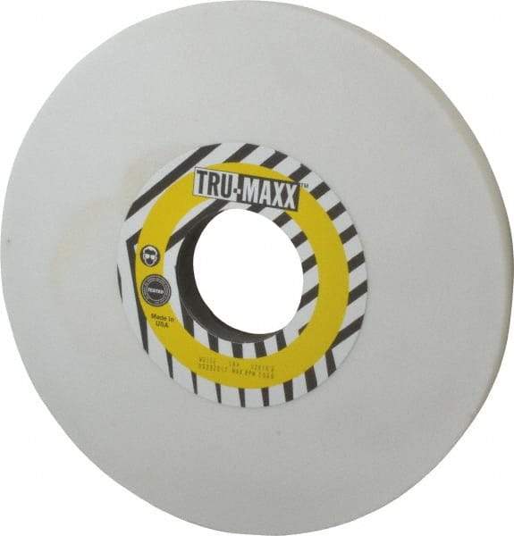Tru-Maxx - 12" Diam x 3" Hole x 1" Thick, H Hardness, 46 Grit Surface Grinding Wheel - Aluminum Oxide, Type 1, Coarse Grade, 2,069 Max RPM, Vitrified Bond, No Recess - Exact Tool & Supply