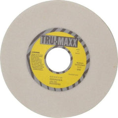Tru-Maxx - 6" Diam x 1-1/4" Hole x 1/4" Thick, K Hardness, 60 Grit Surface Grinding Wheel - Aluminum Oxide, Type 1, Medium Grade, 5,410 Max RPM, Vitrified Bond, No Recess - Exact Tool & Supply