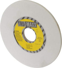 Tru-Maxx - 6" Diam x 1-1/4" Hole x 1/4" Thick, K Hardness, 80 Grit Surface Grinding Wheel - Aluminum Oxide, Type 1, Medium Grade, 5,410 Max RPM, Vitrified Bond, No Recess - Exact Tool & Supply