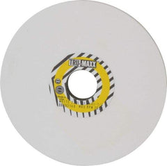 Tru-Maxx - 7" Diam x 1-1/4" Hole x 1/4" Thick, L Hardness, 220 Grit Surface Grinding Wheel - Aluminum Oxide, Type 1, Very Fine Grade, 3,600 Max RPM, Vitrified Bond, No Recess - Exact Tool & Supply