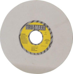Tru-Maxx - 7" Diam x 1-1/4" Hole x 1/4" Thick, J Hardness, 80 Grit Surface Grinding Wheel - Aluminum Oxide, Type 1, Medium Grade, 3,600 Max RPM, Vitrified Bond, No Recess - Exact Tool & Supply