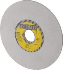 Tru-Maxx - 7" Diam x 1-1/4" Hole x 1/4" Thick, H Hardness, 120 Grit Surface Grinding Wheel - Aluminum Oxide, Type 1, Fine Grade, 3,600 Max RPM, Vitrified Bond, No Recess - Exact Tool & Supply
