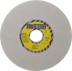 Tru-Maxx - 7" Diam x 1-1/4" Hole x 1/2" Thick, I Hardness, 46 Grit Surface Grinding Wheel - Aluminum Oxide, Type 1, Coarse Grade, 3,600 Max RPM, Vitrified Bond, No Recess - Exact Tool & Supply