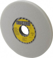 Tru-Maxx - 7" Diam x 1-1/4" Hole x 1/2" Thick, K Hardness, 46 Grit Surface Grinding Wheel - Aluminum Oxide, Type 1, Coarse Grade, 3,600 Max RPM, Vitrified Bond, No Recess - Exact Tool & Supply