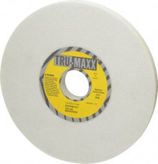 Tru-Maxx - 7" Diam x 1-1/4" Hole x 1/2" Thick, I Hardness, 60 Grit Surface Grinding Wheel - Aluminum Oxide, Type 1, Medium Grade, 3,600 Max RPM, Vitrified Bond, No Recess - Exact Tool & Supply