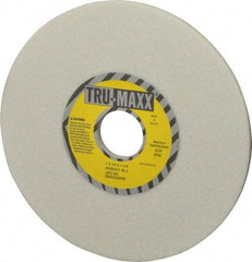 Tru-Maxx - 7" Diam x 1-1/4" Hole x 1/4" Thick, J Hardness, 46 Grit Surface Grinding Wheel - Aluminum Oxide, Type 1, Coarse Grade, 3,600 Max RPM, Vitrified Bond, No Recess - Exact Tool & Supply