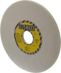 Tru-Maxx - 7" Diam x 1-1/4" Hole x 1/4" Thick, J Hardness, 60 Grit Surface Grinding Wheel - Aluminum Oxide, Type 1, Medium Grade, 3,600 Max RPM, Vitrified Bond, No Recess - Exact Tool & Supply