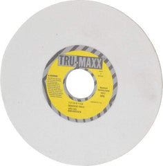 Tru-Maxx - 7" Diam x 1-1/4" Hole x 1/4" Thick, H Hardness, 100 Grit Surface Grinding Wheel - Aluminum Oxide, Type 1, Fine Grade, 3,600 Max RPM, Vitrified Bond, No Recess - Exact Tool & Supply