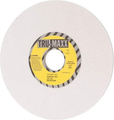Tru-Maxx - 7" Diam x 1-1/4" Hole x 1/4" Thick, K Hardness, 120 Grit Surface Grinding Wheel - Aluminum Oxide, Type 1, Fine Grade, 3,600 Max RPM, Vitrified Bond, No Recess - Exact Tool & Supply