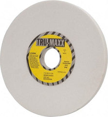 Tru-Maxx - 7" Diam x 1-1/4" Hole x 1/2" Thick, H Hardness, 80 Grit Surface Grinding Wheel - Aluminum Oxide, Type 1, Medium Grade, 3,600 Max RPM, Vitrified Bond, No Recess - Exact Tool & Supply