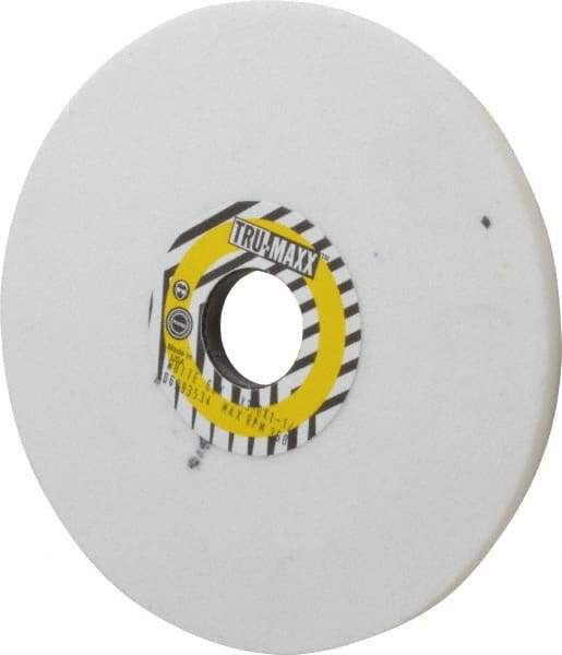 Tru-Maxx - 7" Diam x 1-1/4" Hole x 3/8" Thick, K Hardness, 60 Grit Surface Grinding Wheel - Aluminum Oxide, Type 1, Medium Grade, 3,600 Max RPM, Vitrified Bond, No Recess - Exact Tool & Supply