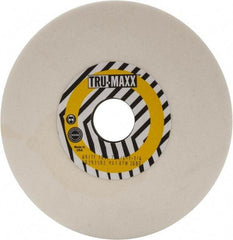 Tru-Maxx - 7" Diam x 1-1/4" Hole x 1/4" Thick, L Hardness, 100 Grit Surface Grinding Wheel - Aluminum Oxide, Type 1, Fine Grade, 3,600 Max RPM, Vitrified Bond, No Recess - Exact Tool & Supply