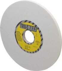 Tru-Maxx - 7" Diam x 1-1/4" Hole x 1/4" Thick, L Hardness, 150 Grit Surface Grinding Wheel - Aluminum Oxide, Type 1, Very Fine Grade, 3,600 Max RPM, Vitrified Bond, No Recess - Exact Tool & Supply