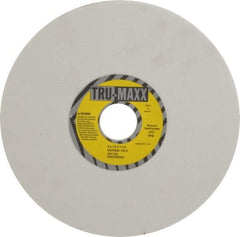 Tru-Maxx - 8" Diam x 1-1/4" Hole x 1/4" Thick, K Hardness, 100 Grit Surface Grinding Wheel - Aluminum Oxide, Type 1, Fine Grade, 3,600 Max RPM, Vitrified Bond, No Recess - Exact Tool & Supply
