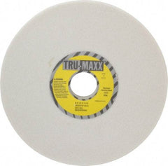 Tru-Maxx - 8" Diam x 1-1/4" Hole x 1/2" Thick, H Hardness, 60 Grit Surface Grinding Wheel - Aluminum Oxide, Type 1, Medium Grade, 3,600 Max RPM, Vitrified Bond, No Recess - Exact Tool & Supply