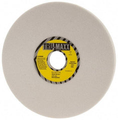 Tru-Maxx - 8" Diam x 1-1/4" Hole x 1/2" Thick, I Hardness, 60 Grit Surface Grinding Wheel - Aluminum Oxide, Type 1, Medium Grade, 3,600 Max RPM, Vitrified Bond, No Recess - Exact Tool & Supply