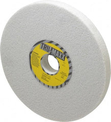 Tru-Maxx - 8" Diam x 1-1/4" Hole x 3/4" Thick, H Hardness, 46 Grit Surface Grinding Wheel - Aluminum Oxide, Type 1, Coarse Grade, 3,105 Max RPM, Vitrified Bond, No Recess - Exact Tool & Supply