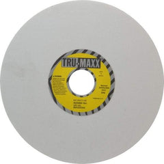 Tru-Maxx - 8" Diam x 1-1/4" Hole x 1/4" Thick, I Hardness, 100 Grit Surface Grinding Wheel - Aluminum Oxide, Type 1, Fine Grade, 3,600 Max RPM, Vitrified Bond, No Recess - Exact Tool & Supply