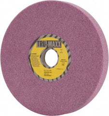 Tru-Maxx - 8" Diam x 1-1/4" Hole x 1" Thick, I Hardness, 46 Grit Surface Grinding Wheel - Aluminum Oxide, Type 5, Coarse Grade, 3,105 Max RPM, Vitrified Bond, One-Side Recess - Exact Tool & Supply